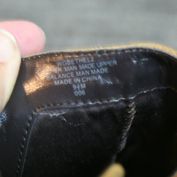 Guess Women's Suede Bootie, Size 9.5, Tan - Picture 3 of 5